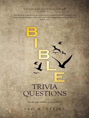 cover image of Bible Trivia Questions